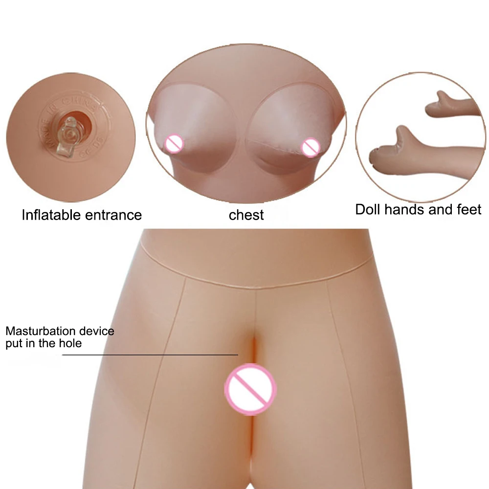 Inflatable Sex Doll Removable Vagina Sex Toy For Men Male Masturbator - Image 4